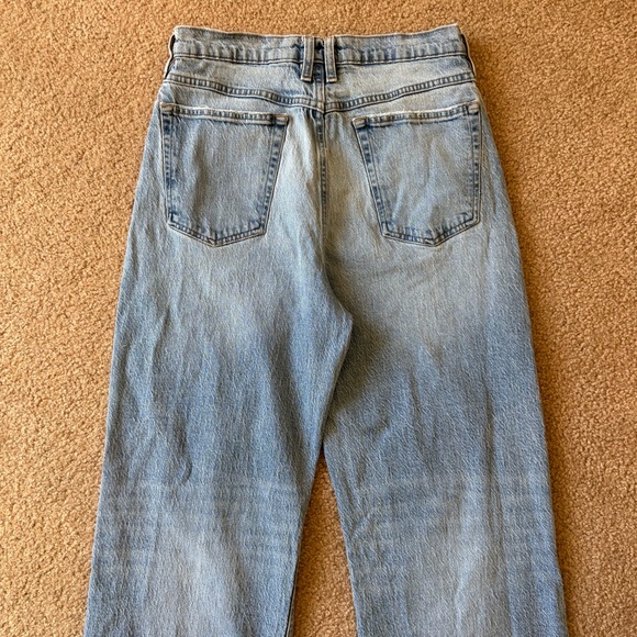 FRAME Le Jane Wide Leg Jeans Lomina Wash High Rise Blue Denim Size 30 Womens - Picture 7 of 13